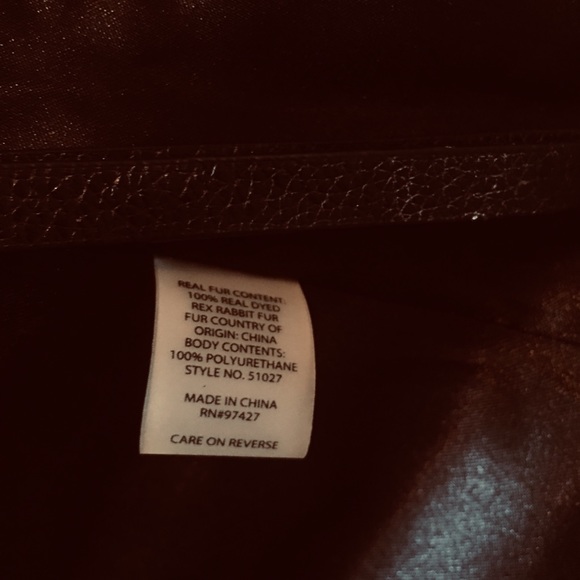 NWT dolce Cabo 100% genuine Rex rabbit for vest - Picture 8 of 8